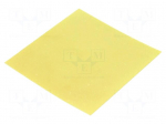 Heat transfer pad: Kapton | Thk: 0.127mm | 400mW/mK | UL94V-0 | 5kV
