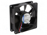 Fan: DC | axial | 24VDC | 80x80x25.4mm | 78.8m3/h | 32dBA | slide | 3600rpm