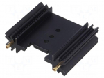 Heatsink: extruded | TO220,TO3P | black | L: 38.1mm | W: 45mm | H: 12.7mm
