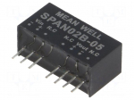 Converter: DC/DC | 2W | Uin: 18&divide;36VDC | Uout: 5VDC | Iout: 0&divide;400mA | SIP8