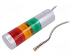 Signalling column | red/amber/green | LED | 24VDC | IP65 | LR6 | ABS