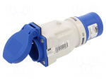 Connector: AC supply | adapter | male/female | 16A | 230VAC | IEC 60309