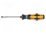 Screwdriver: for impact | slot | Size: 4.5x0.8mm | Blade length: 90mm