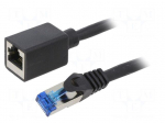Extender Ethernet | S/FTP | Cat: 6a | RJ45 socket,RJ45 plug | Cu | 1m