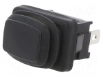 ROCKER | SPDT | Pos: 2 | ON-ON | 10A/24VDC | black | IP65 | none | RF | UL94V-2