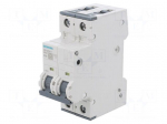 Circuit breaker | 230/400VAC | Inom: 16A | Poles: 2 | Charact: C | 10kA