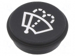 Button | round | &Oslash;21mm | black | 09