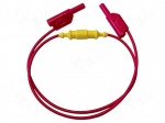 Test lead | 20A | banana plug 4mm,both sides | Len: 910mm | red
