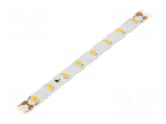 LED tape | white warm | 2835 | LED/m: 80 | 8mm | IP20 | 120&deg; | 4.3W/m | 24VDC