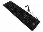 Keyboard | black | USB A | OTG,wired,US layout | 1.5m