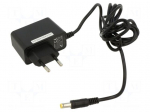 Power supply: switching | mains,plug-in | 5VDC | 1A | 5W | Out: 5,5/2,5