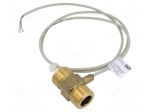 Sensor: turbine flowmeter | 4.5&divide;24VDC | 1&divide;45l/min | OUT: NPN | 1m