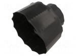 Heat shrink boot | 178/105mm | black | No.of term: 1