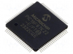 IC: PIC microcontroller | 64MHz | 1.8&divide;5.5VDC | SMD | TQFP80 | PIC18