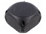 Enclosure: junction box | X: 93mm | Y: 93mm | Z: 62mm | IP66 | black