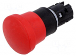 Switch: emergency stop | 22mm | Stabl.pos: 2 | red | IP66,IP67,IP69K
