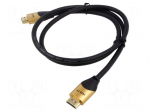 Cable | HDMI plug,both sides | PVC | HDMI 2.1 | Len: 2m | black | 28AWG