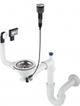 Siphon for 1-bowl granite sink - Space-Saver