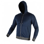 Jalan&otilde;ud, t&ouml;&ouml;riided | Isikukaitsevahendid // T&ouml;&ouml;-, kaitse-, k&otilde;rgn&auml;htavusega riided // Bluza rozpinana z kapturem COMFORT, granatowa, rozmiar XL