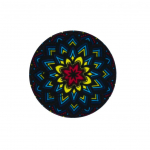 Universal holder (Popsocket) iLike  Universal Pop Holder Hypnotic Black Yellow