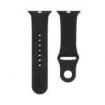 Strap Connect  Watch 38/40/41mm Silicone Loop Watch Strap (110mm S/M) Black