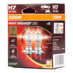 Autolambid, Mootorratta ja traktori valgustid // Autolambid, Mootorratta ja traktori valgustid // Żar&oacute;wki halogenowe osram h7 12v 55w px26d night breaker +220% 2 sztuki