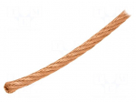 Braids | Shape: round | Core dia: 11mm | copper strand
