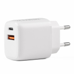 Mobiiltelefonid ja tarvikud // USB seinalaadijad // Ładowarka sieciowa pro-09 usb + usb-c 20w quick charge 230v amio-02935
