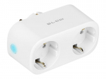 Uued tooted // 72-072# Inteligentne gniazdko podw&oacute;jne sterowane wifi tuya białe