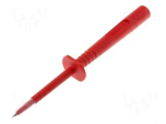 Measuring tip | 16A | red | Socket size: 4mm