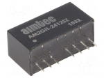 Converter: DC/DC | 2W | Uin: 9&divide;36VDC | Uout: 12VDC | Iout: 166mA | SIP8