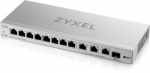 ZYXEL XGS1250-12 V2, 12-PORT GIGABIT WEBMANAGED DESKTOP SWITCH WITH 8 PORT 1G + 3-PORT MULTIGIG 1/2.5/5/10G + 1-PORT SFP+ (5Y WARRANTY)