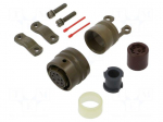 Connector: military | plug | female | PT/451 | 7.5A | 600V | PIN: 8 | olive