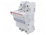 Fuse holder | 22x58mm | for DIN rail mounting | 100A | 690VAC | IP20