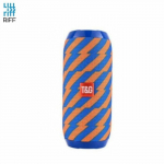 Riff TG117 Universal Wireless BT Waterproof Speaker with AUX/Micro SD/USB, Orange/Blue