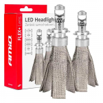 LED bulbs H7/H18, 40W, 6000K, 12-24V, FLEX+ Lens series