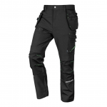 Uued tooted // Spodnie robocze Mix&Match, 4 way stretch, z kaburami, Cordura, czarne, rozmiar XXL