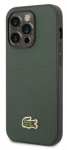 Back panel cover Lacoste Apple 14 Pro Max Iconic Petit Pique Logo Case Dark Green