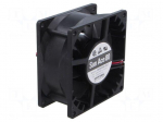 Fan: DC | axial | 48VDC | 80x80x38mm | 153m3/h | 51dBA | ball | 6300rpm