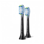 Toothbrush Philips  Replacement brush heads | HX9042/88 Sonicare Premium Plaque Defence | Heads | For adults | Number of brush heads included 2 | Black