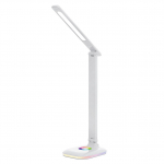 Galda lampa 8W,2700-6500K,720lm,  CCT+Dim +RGB, ABS 183*138*380mm, balta (30)