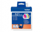 Printer accessories Brother  LC521VAL Inkjet Cartridge Value Pack C/M/Y/K |