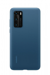 Back panel cover Huawei P40 Silicone case Blue