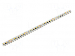 LED tape | white warm | 3528 | LED/m: 144 | 10mm | white PCB | IP20 | 120&deg;