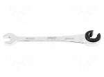 Wrench: combination spanner | rattle | 8mm | Chrom-vanadium steel