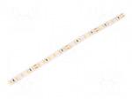 LED tape | white warm | 2835 | 24V | LED/m: 120 | W: 8mm | 120&deg; | IP20