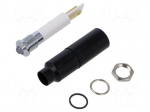 Indicator: LED | prominent | white | 230VAC | &Oslash;8.2mm | IP67 | connectors