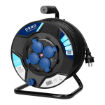 Uued tooted // Przedłużacz bębnowy, 4 gniazda 2P+Z, kabel PVC H07RN-F 3x2,5mm?, długość 40m, termik, przesłony tor&oacute;w prądowych