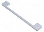 Holder | ZnAL | natural | H: 27.5mm | L: 193mm | W: 8.5mm | handle