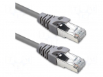 Patch cord | F/UTP | Cat 5e | RJ45 plug,both sides | stranded | Cu | 3m